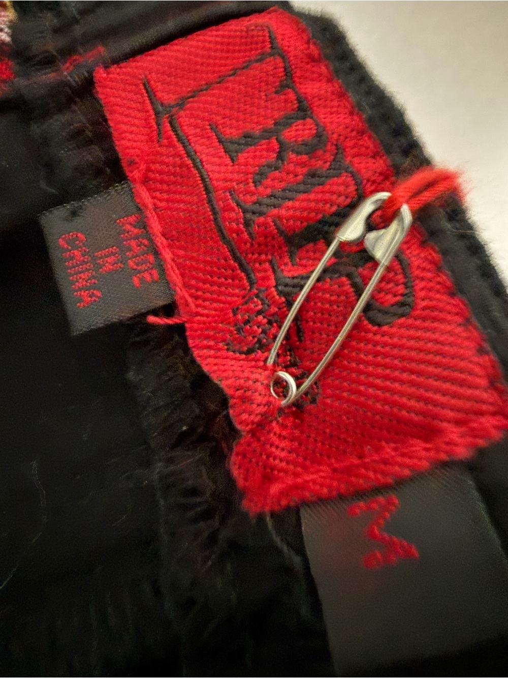 Tripp NYC Red Plaid Tank with Black Front Panel - Picture 3 of 4